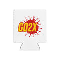 GO2X insulated lacrosse can cooler with the GO2X logo