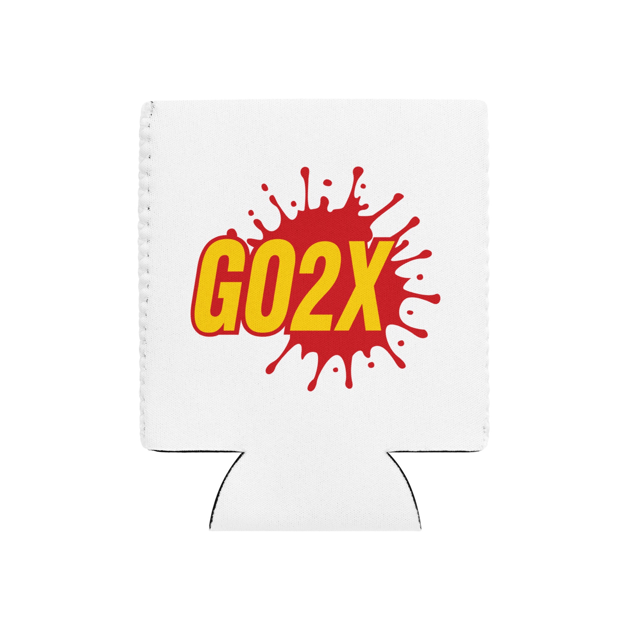 GO2X insulated lacrosse can cooler with the GO2X logo