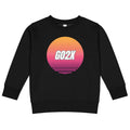 GO2X youth lacrosse crewneck sweatshirt for kids in soft fleece
