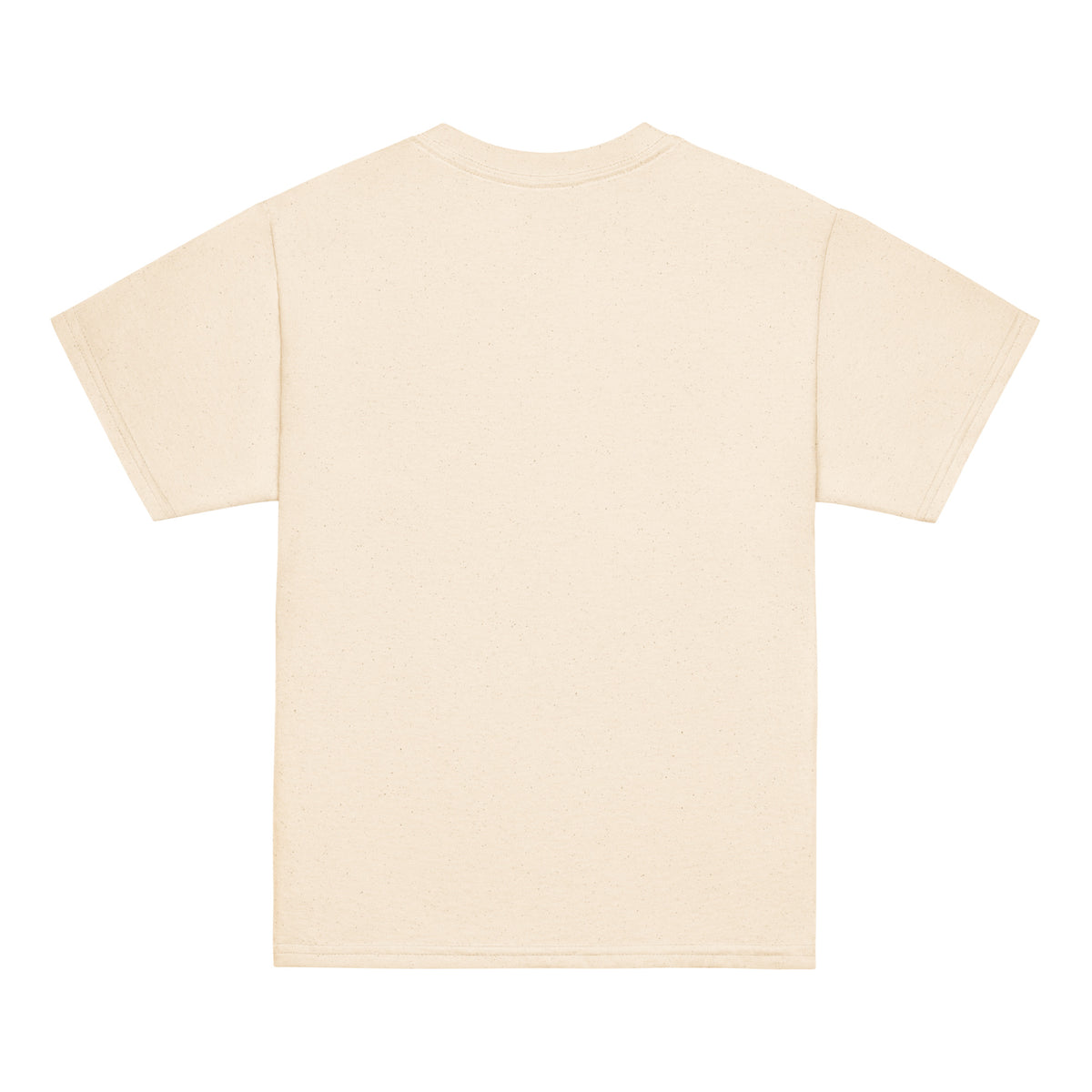 GO2X Scoop and Score youth lacrosse shirt with female design in Natural, back view